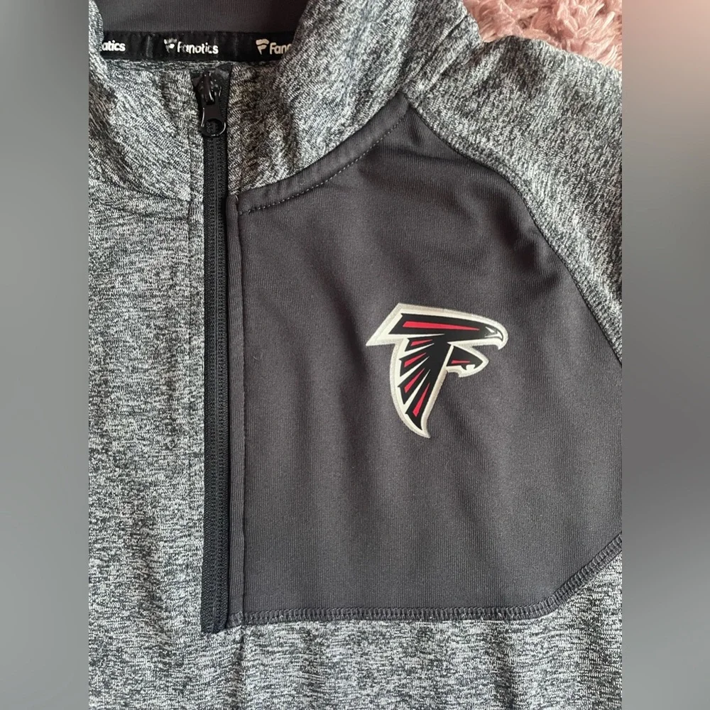NFL Atlanta Falcons Fanatics‎ Static Quarter-Zip Jacket Size Medium